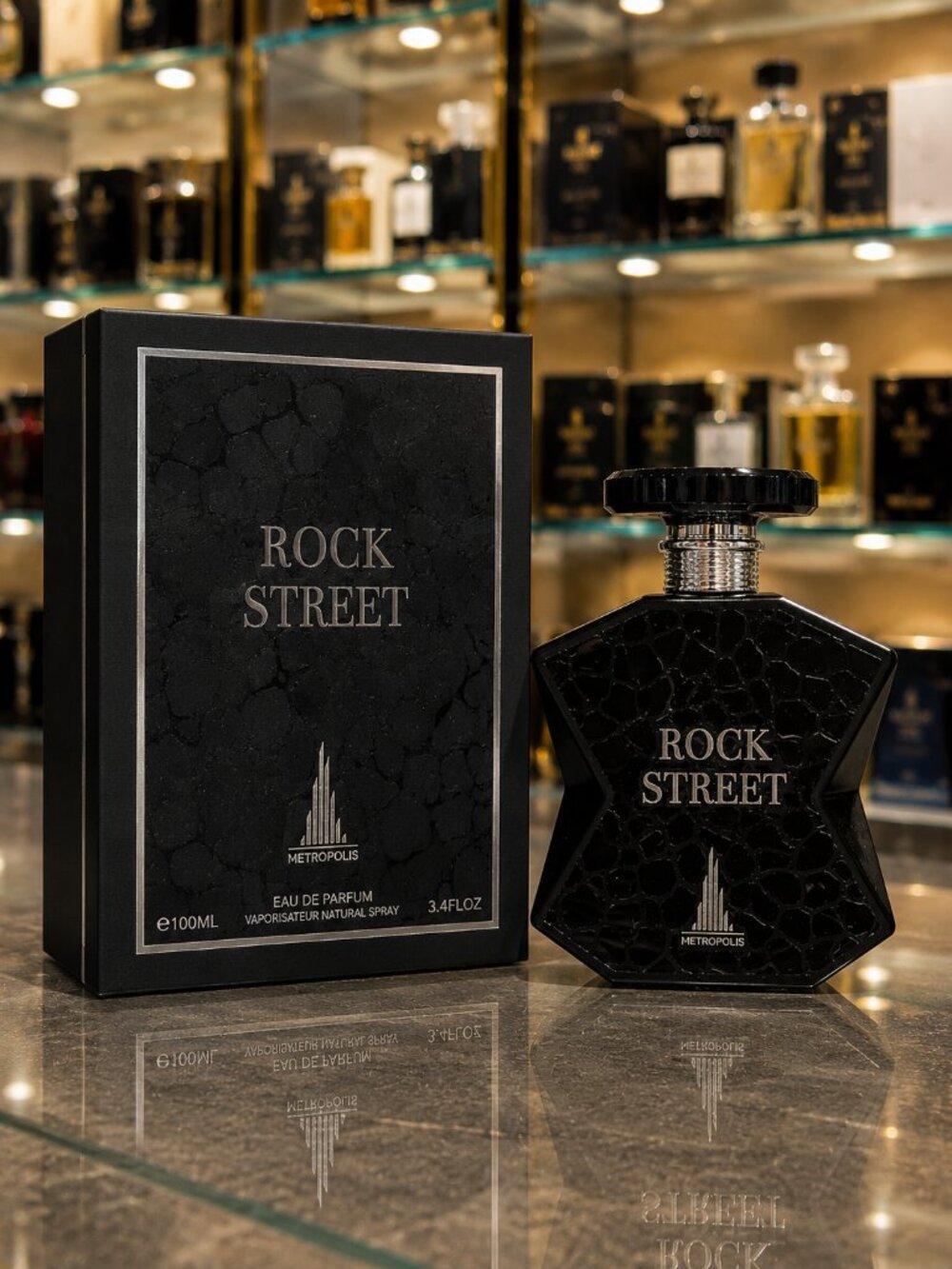 Rock Street By Le Chameau Metropolis EDP for Men 100ML 3.4FL,Oz